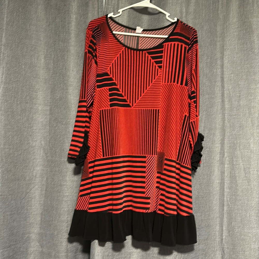 Red tunic